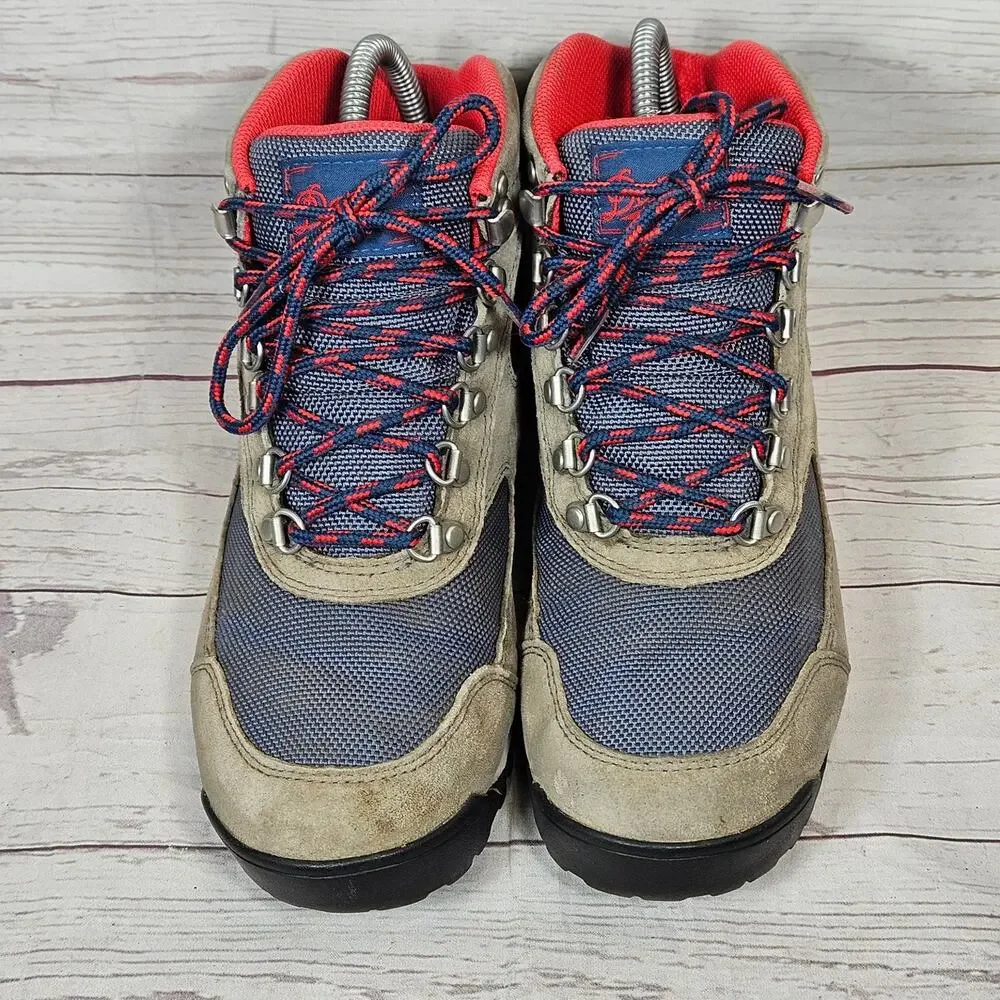 Danner Jag Hiking Boots Women's Gray Blue Red US 7.5 Suede Mesh Waterproof
